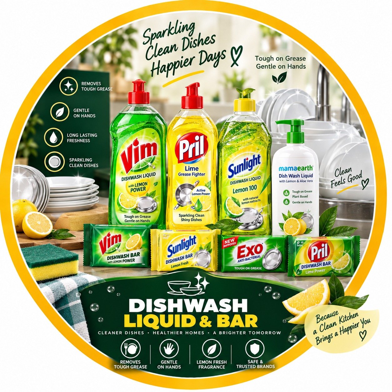 DISHWASH LIQ & BAR